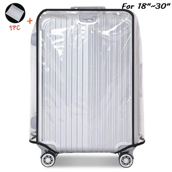 Дебели прозрачни калъфи за багаж, Защитен калъф за куфара, прахозащитен калъфи за куфара 18 20 22 24 26 28 30 инча