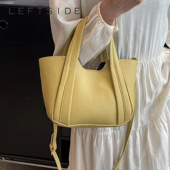 2 бр./компл., малка дамска чанта за през рамо, на тенденциите, 2023, дамски дизайнерски прости обикновена чанта-тоут с къса дръжка, чанта