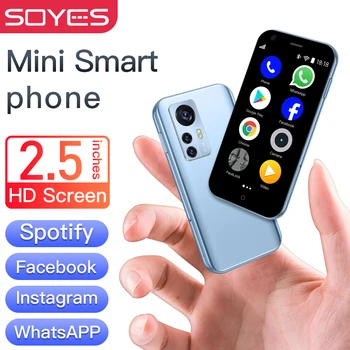 Джобен телефон SOYES D18 с две карти за Android Quad Core, 1 GB ram, 8 GB ПАМЕТ, 1 видео чат, 3G мрежа, 2,5-инчов мини-смартфон