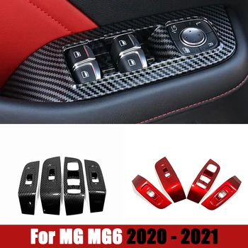 Вътрешен Подлакътник, Врати Стъкло, Бутон за Включване Вдигане на Капака ленти за MG MG6 2020 2021 Автомобилни Аксесоари