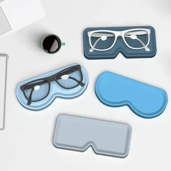 Силиконова форма, тава за съхранение на очила, Форма за Квадратна гипсова рамки за очила, Рафтове за търговски изложения на продукти, Циментова форма, Рамки за очила, Форма от епоксидна смола