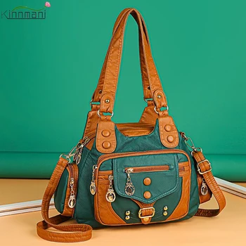 Нова мода висококачествена дамска чанта-месинджър, луксозни Чанти от мека кожа, дамски чанти, дизайнерска чанта на известната марка, женствена чанта през рамо