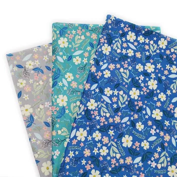 160x50 см, лятна цвете поплиновая памучни шевни плат, плат за детско облекло 