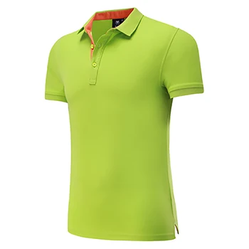 висококачествена мъжка риза с къси ръкави, летни спортни тениски за бадминтон, дрехи за голф, спортна дишаща тенис фланелка с къс ръкав, поло