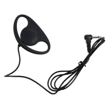 3,5 мм D-образна кабелен слушалка за радиостанции слушалки Слушалки