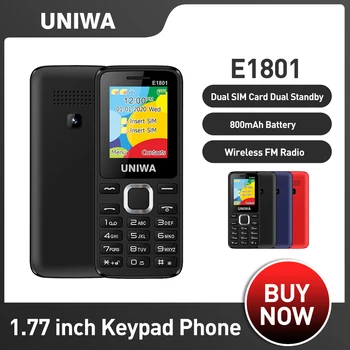 UNIWA E1801 Dual SIM карта двоен режим на готовност 1,77 
