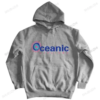 памучен hoody мъжки блузи в стил ретро Американски телевизионен Сериал Lost Полет 815 Oceanic Airlines Празнични Пътуване зимни hoody за момчета