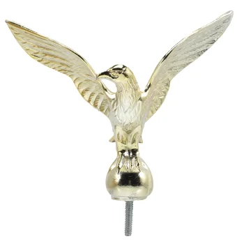 Пилон с орлиным копче Украшение от сплав Орел Навершие за външно градински флагштока