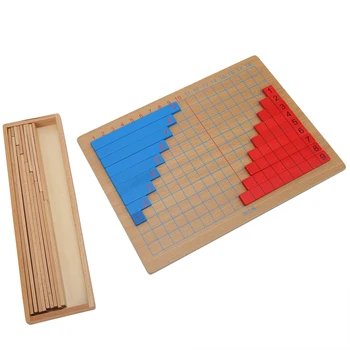 Дървена дъска за събиране и изваждане на числата, математически играчки, бебешки развитие играчка