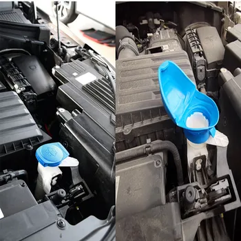 1 бр. автомобилни чистачки, капачка за бутилка с почистването течност, пластмасовия капак