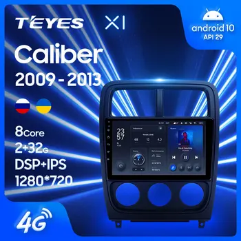 TEYES X1 За Dodge Caliber PM 2009-2013 Авто Радио Мултимедиен Плейър GPS Навигация Андроид 10 Без 2din 2 din dvd