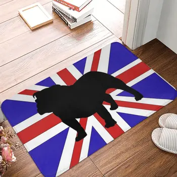 Подложка за баня с британския булдог, подложка за кучета, килим за хол, подложка за тераси, домашен декор