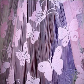 Линия Врата Завесата Корея 1*2 Пеперуди, Завеси на Шнуре, Окачени за Всекидневната, Многофункционална Стена, Декоративни Завеси