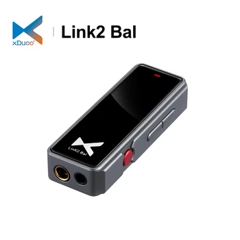 XDUOO Link2 Бал USB КПР Усилвател за слушалки Type-C с адаптер 3,5/4,4 mm с двоен чип CS43131 DSD256 Изходна мощност 270 Mw Линк 2 Бал
