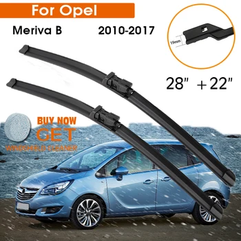 Автомобилна Четка за Чистачки За Opel Meriva B 2010-2017 Предното Стъкло Гумена Пълнеж от Силиконова Чистачка на Предното Стъкло 28 