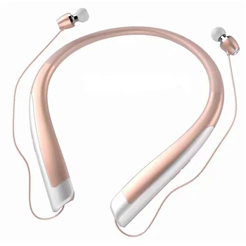 HBS-1100 Стерео Bluetooth слушалки binaural слушалки, без ръце, с шейным ръб, модни Мини безжична слушалка, бинауральная универсална