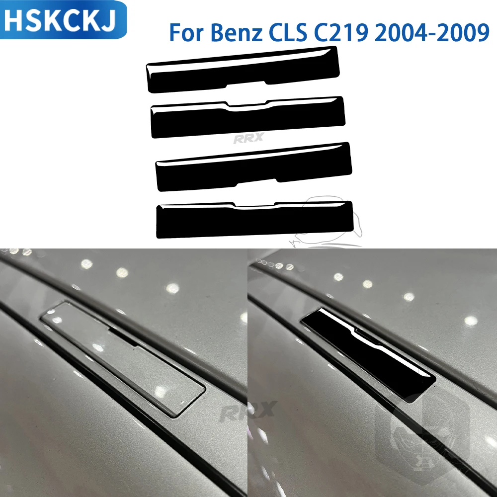 За Mercedes Benz CLS C219 2004-2009 Аксесоари за Автомобили Черна Пластмаса Покритие на Покрива Стикер за Декорация