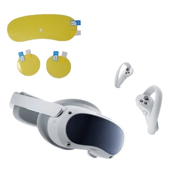 Защитно фолио с висока прозрачност за очила със слушалки Pico 4 VR, защитно фолио за очила, меки защитно фолио за обектива от TPU