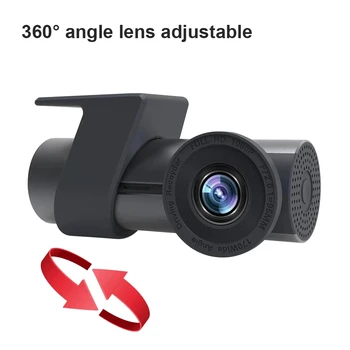 USB HD 1080P Mini Dash Камера за Нощно Виждане Автомобилен Видеорекордер WiFi Smart Video Recoder широкият ъгъл 170 °, циклична запис на G-senso