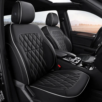 Калъфи за автомобилни седалки от BMW G30 2018-2021, аксесоари за интериора по поръчка, естествена кожа, висококачествени диамантени Automovil