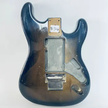 Корпус електрически китари YB904 Floyd Rose Цвят Sunburst Масив дърво Модел ST Дясната Ръка с Увреждания и Кал