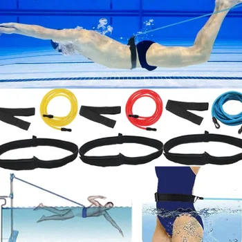 2 м, 3 М, 4 М, регулируем еластичен колан за тренировка по плуване, треньор за плуване, защитен пояс за плуване, еластична лента веревочная