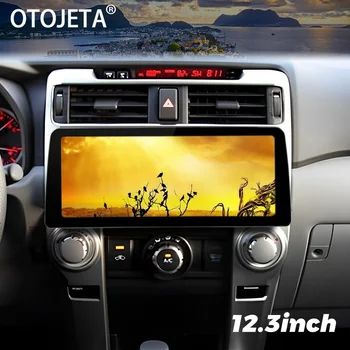 12,3-инчов QLED Екран Радио Android 12 Автомобилен Плейър Стерео За Toyota 4Runner 2009-2019 GPS Мултимедия Carplay Главното Устройство 2DIN