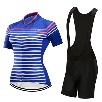 Жена кратък комплект от Джърси за колоезденето в пълен размер 2023, дрехи за планински велосипеди, Спортни велосипедна дрехи, секси рокля, под формата на Мтб, спортен комплект