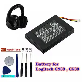 Батерия за безжични слушалки 3,7 В/1200 mah 533-000132 за Logitech G533, G933, G933S