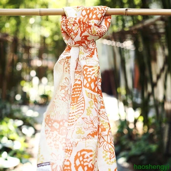 Висококачествен женски шал от памук и лен, супер мек топъл шал