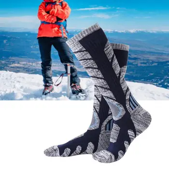 1 Чифт меки ски чорапи, дишаща, бързо съхнещи, абсорбиращи влагата сноубордические чорапи за спорт