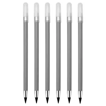 Вечният молив, стираемая дръжка Infinity, 6 бр., Неограничен брой моливи за писане е без мастило, БЕЗ затачивающихся за деца
