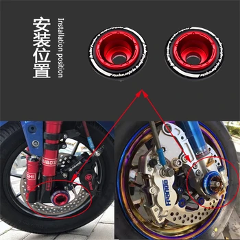 За мотоциклет Honda, GM Модифицирано предно колело, защита от падане, украса за чаши, преден амортисьор, алуминиева сплав, защита от падане