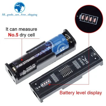 Точност ръководят тестер нивото на зареждане на батерията, капацитет на батерията, костюм за проверка на размера на батерията AA 5