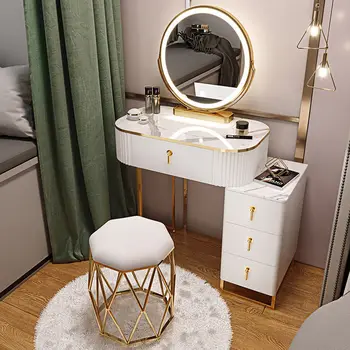 Мултифункционален, луксозен тоалетка за спалня е в Скандинавските апартаменти Модерен Шкаф за съхранение на Домакински мебели, Мебели за спалня