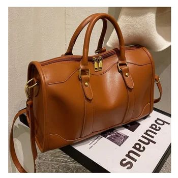 2023 високо качество на Реколтата, Дамски Чанти, Луксозни Дизайнерски Дамски Чанти За багаж, чанта-тоут, обикновена дамска Чанта през рамо