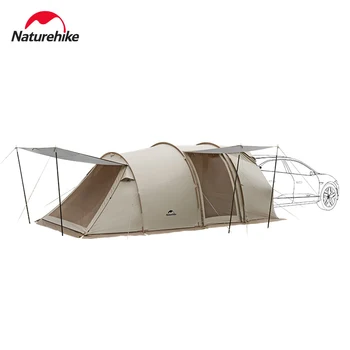 Naturehike Cloud Vessel Автомобили палатка за нощуване на открито с непромокаемым слънцезащитно покритие, Туннельная автомобили хвостовая палатка, Шатра за една стая и Една зала