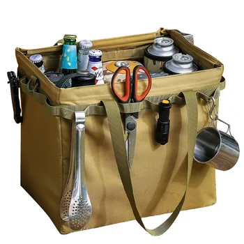 Чанта за съхранение на инструменти за Къмпинг и пътешествия, Чантата е с Голям капацитет, преносими сгъваеми Чанти за пазаруване, органайзер, помещение за дърва 장작가방