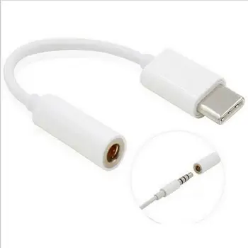 Тип-C, USB 3.1 Plug 3.5 мм Жак за слушалки Аудио Aux Кабел Адаптер Кабел Конвертор За Huawei, Xiaomi Samsung Smart Phone Adapter