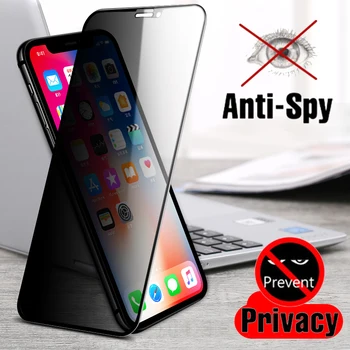 Anti-spyware Закалено Стъкло За iPhone 14 13 12 Mini 11 Pro XS Max XR X 8 7 6s 6 Plus SE 2020 Предпазно Стъкло за Екран Privacy Glass
