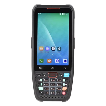 Преносим ПОС Android 10,0 PDA Терминал 1D/2D/QR баркод Скенер 4,0-инчов Сензорен екран 2/3/4G WiFi BT Терминал Скенер за търговците на дребно