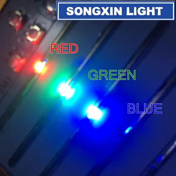 1000шт SMD 0805 (2012) RGB Трикольор 20 ma, Червен Зелен син Ултра Ярки led чипове за повърхностен монтаж с общ анодным led