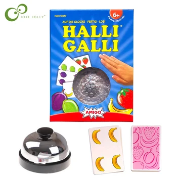 Настолна игра Halli Galli, бърз отговор, семеен отдих, парти, обучение мултиплейър онлайн игра на карти играчка XPY