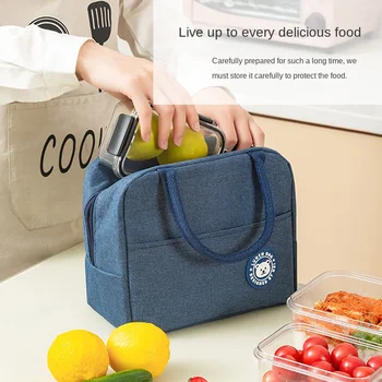 Преносими чанти за bento Eason, водоустойчива чанта-хладилник за обяд, Термоизоляционная чанта за съхранение на продукти, термосумка за пикник за студенти