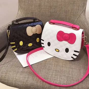 Чанта през рамо за момичета Sanrio, стилна чанта принцеса, скъпа мультяшная чанта на рамото за малко момиче