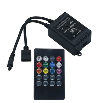 SZYOUMY 20 клавиши на Музикален Глас сензор контролер на звука IR дистанционно управление Практически домашно парти RGB 3528 smd 5050 светодиодна лента RGB