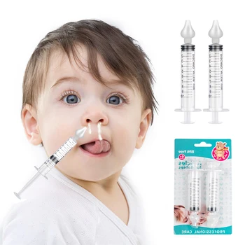 Игольчатая тръба за почистване на носа, средство за грижа за бебета, аспиратор за нос, 10 мл, средство за промиване на носа при хрема
