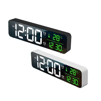 Digital alarm clock, електронен led дисплей за време, настройки на температурата