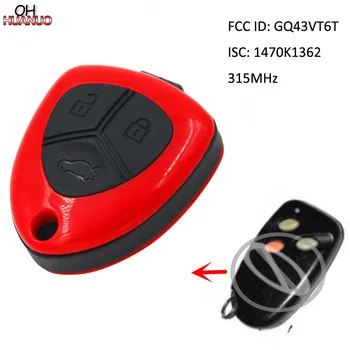 Актуализиран ключодържател с дистанционен предавател на 315 Mhz за Mitsubishi, Dodge, Chrysler FCC ID: GQ43VT6T