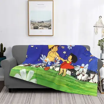 Одеяла Хайди Friend отвътре, пролет-есен, сладки мультяшные многофункционални супер меки завивки за легла, офис плюшевое коварен одеяло